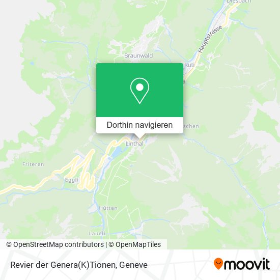 Revier der Genera(K)Tionen Karte