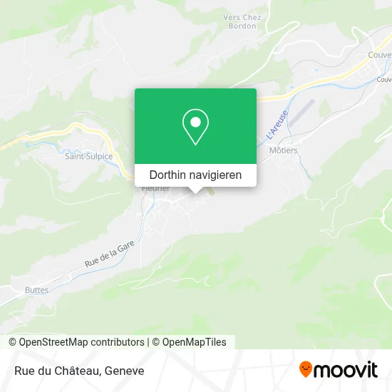 Rue du Château Karte