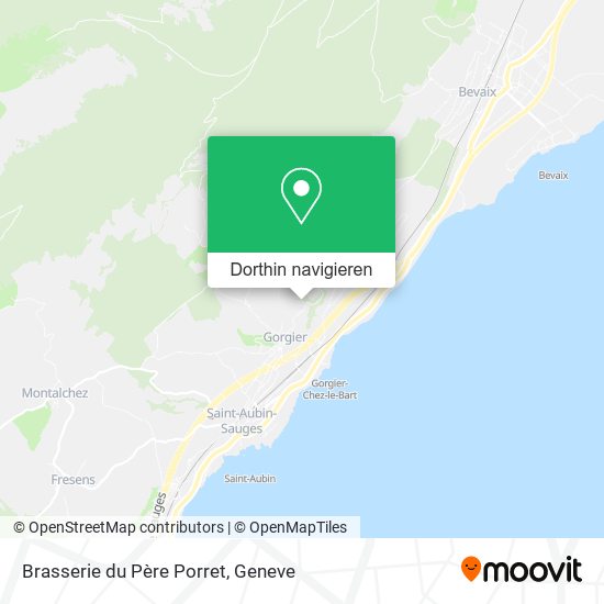 Brasserie du Père Porret Karte