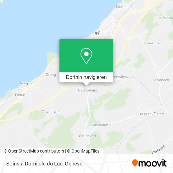 Soins à Domicile du Lac Karte