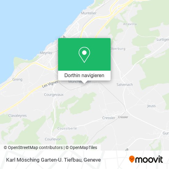 Karl Mösching Garten-U. Tiefbau Karte