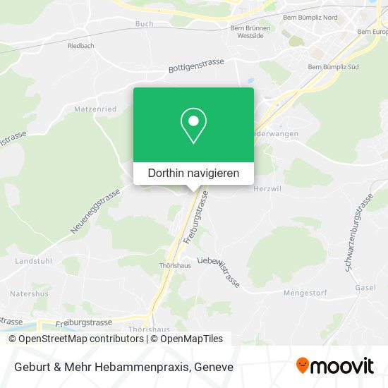 Geburt & Mehr Hebammenpraxis Karte