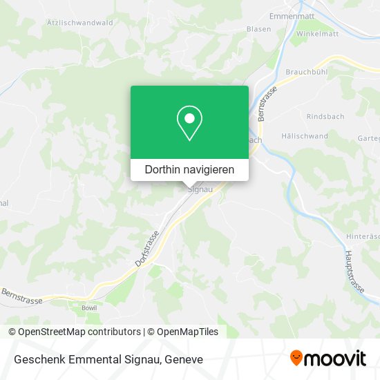 Geschenk Emmental Signau Karte