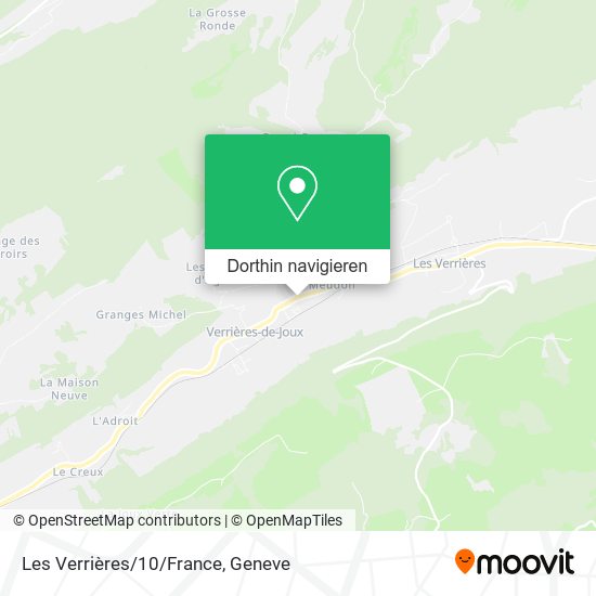 Les Verrières/10/France Karte