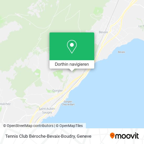 Tennis Club Béroche-Bevaix-Boudry Karte