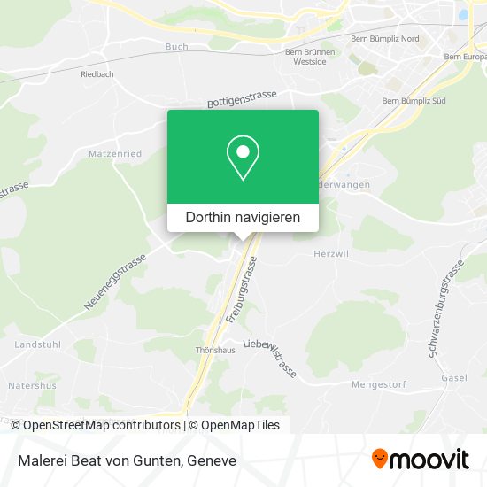 Malerei Beat von Gunten Karte