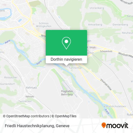 Friedli Haustechnikplanung Karte
