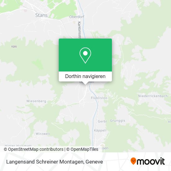 Langensand Schreiner Montagen Karte