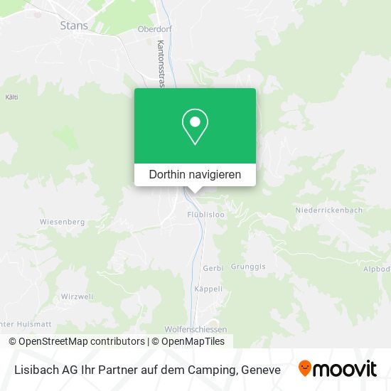 Lisibach AG Ihr Partner auf dem Camping Karte