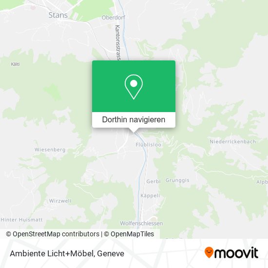 Ambiente Licht+Möbel Karte