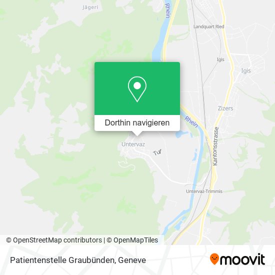 Patientenstelle Graubünden Karte