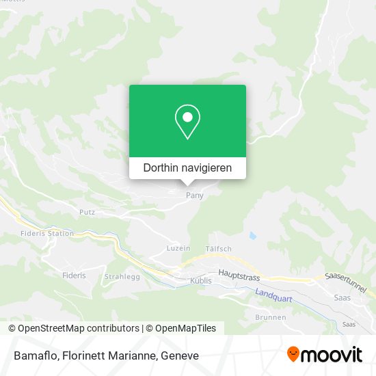 Bamaflo, Florinett Marianne Karte