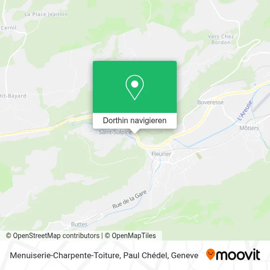 Menuiserie-Charpente-Toiture, Paul Chédel Karte