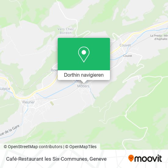 Café-Restaurant les Six-Communes Karte
