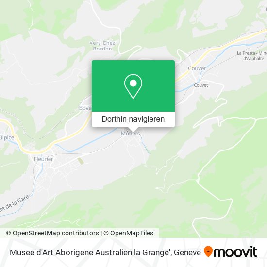 Musée d'Art Aborigène Australien la Grange' Karte