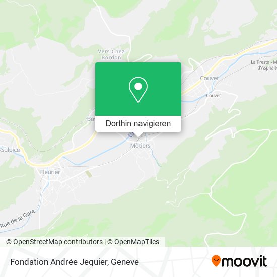 Fondation Andrée Jequier Karte