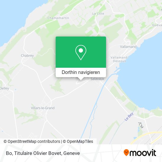 Bo, Titulaire Olivier Bovet Karte