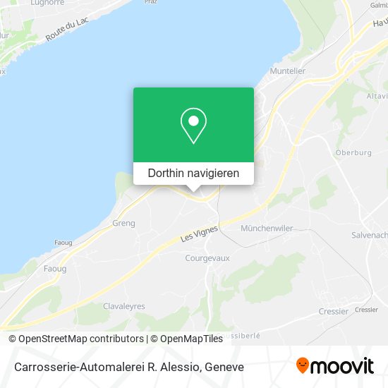 Carrosserie-Automalerei R. Alessio Karte