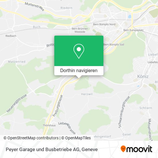 Peyer Garage und Busbetriebe AG Karte
