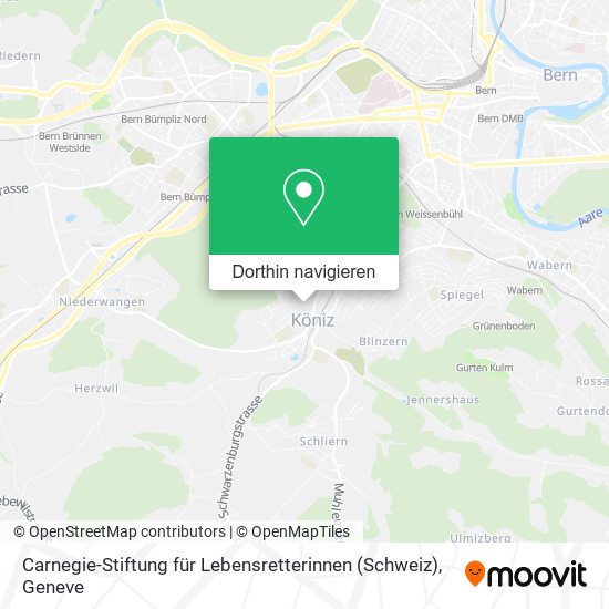 Carnegie-Stiftung für Lebensretterinnen (Schweiz) Karte