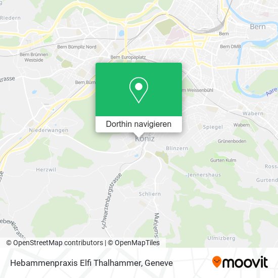 Hebammenpraxis Elfi Thalhammer Karte