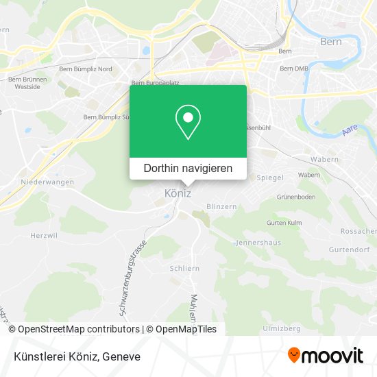 Künstlerei Köniz Karte