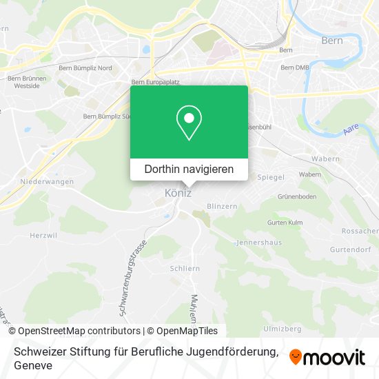 Schweizer Stiftung für Berufliche Jugendförderung Karte