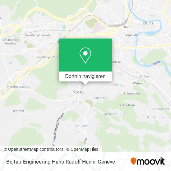 Bejtab-Engineering Hans-Rudolf Hänni Karte