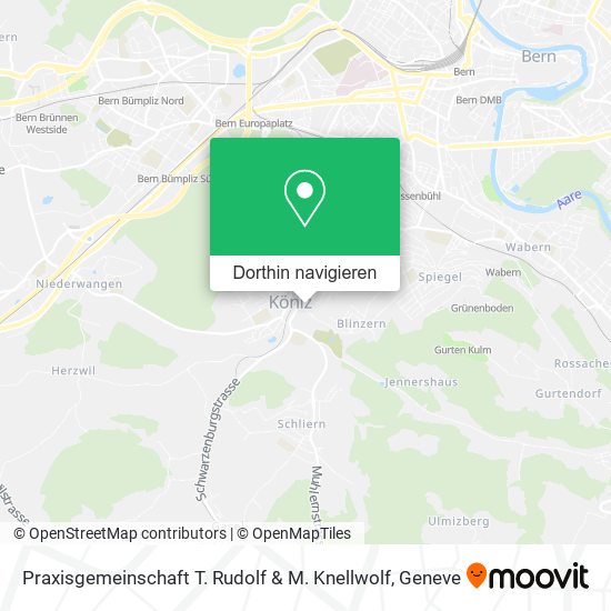 Praxisgemeinschaft T. Rudolf & M. Knellwolf Karte