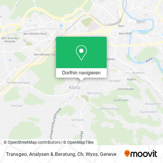 Transgeo, Analysen & Beratung, Ch. Wyss Karte