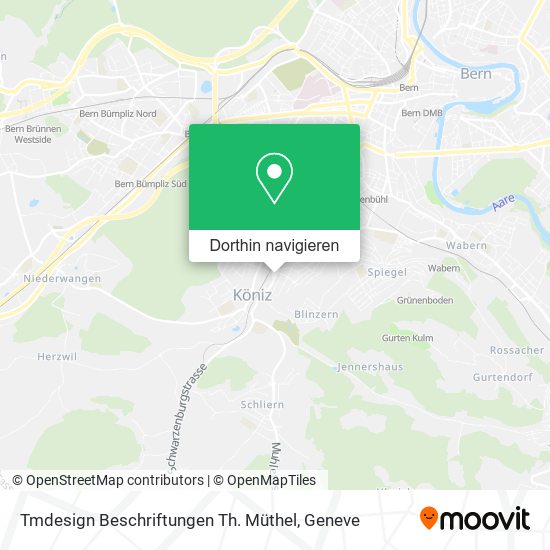 Tmdesign Beschriftungen Th. Müthel Karte