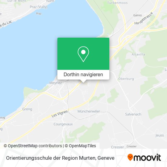 Orientierungsschule der Region Murten Karte