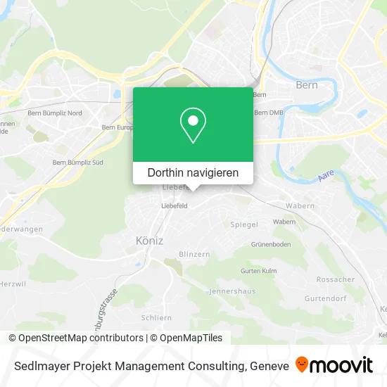 Sedlmayer Projekt Management Consulting Karte