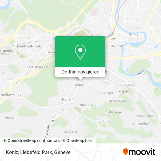 Köniz, Liebefeld Park Karte