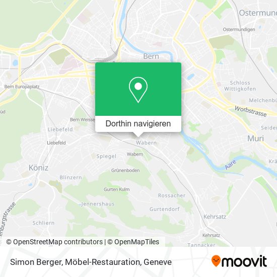 Simon Berger, Möbel-Restauration Karte