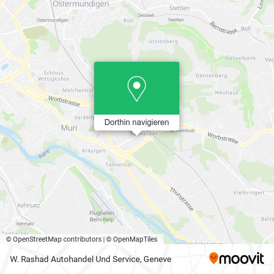 W. Rashad Autohandel Und Service Karte