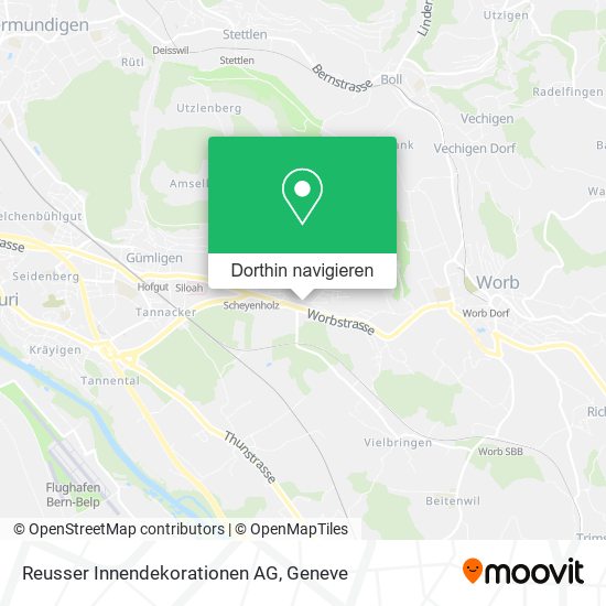Reusser Innendekorationen AG Karte