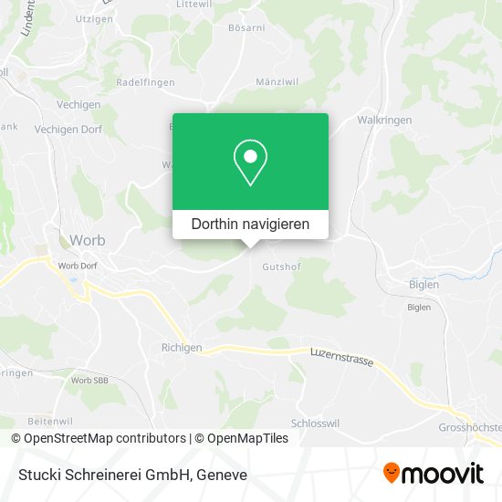 Stucki Schreinerei GmbH Karte