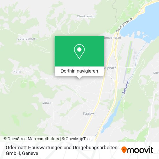 Odermatt Hauswartungen und Umgebungsarbeiten GmbH Karte