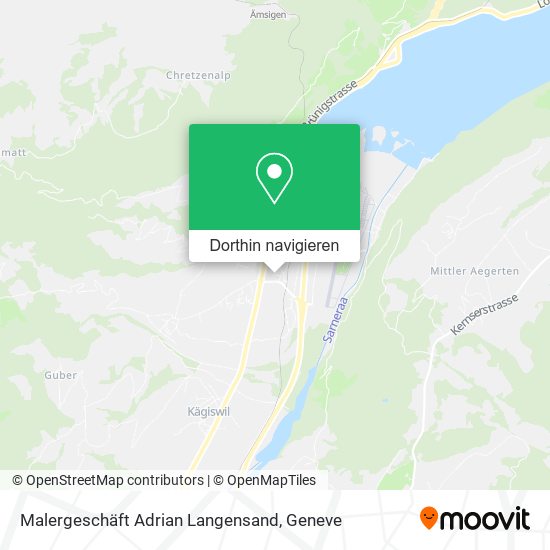 Malergeschäft Adrian Langensand Karte