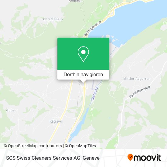 SCS Swiss Cleaners Services AG Karte