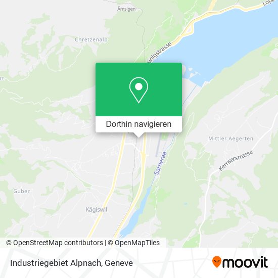 Industriegebiet Alpnach Karte