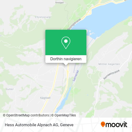Hess Automobile Alpnach AG Karte