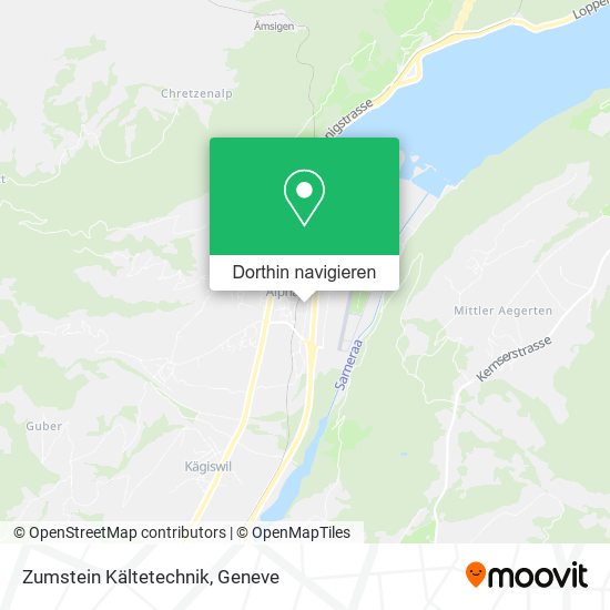 Zumstein Kältetechnik Karte