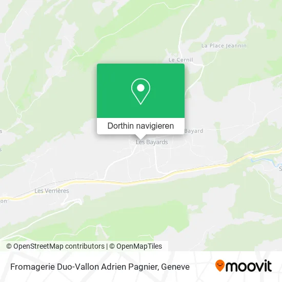 Fromagerie Duo-Vallon Adrien Pagnier Karte