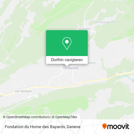 Fondation du Home des Bayards Karte