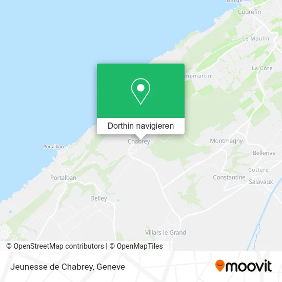 Jeunesse de Chabrey Karte