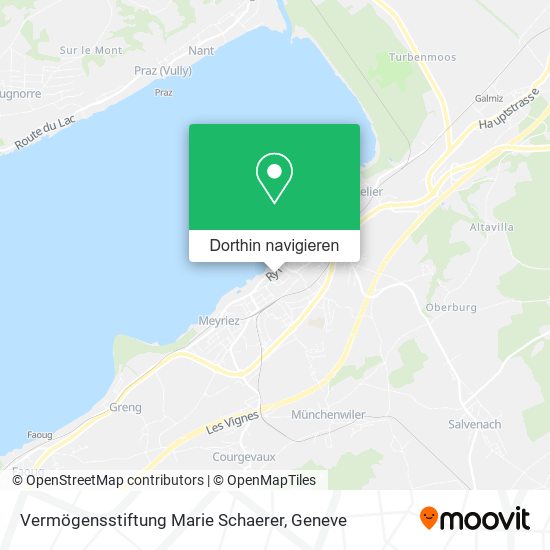 Vermögensstiftung Marie Schaerer Karte