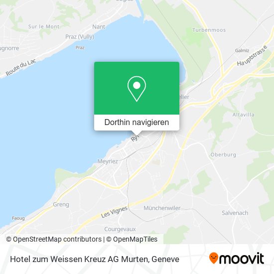 Hotel zum Weissen Kreuz AG Murten Karte