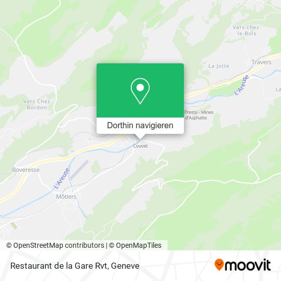 Restaurant de la Gare Rvt Karte
